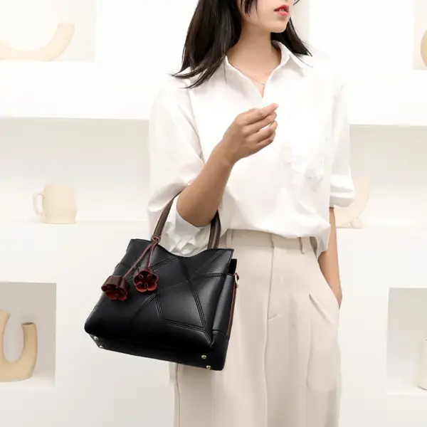 Splicing design luxury women tote bag - Image 24