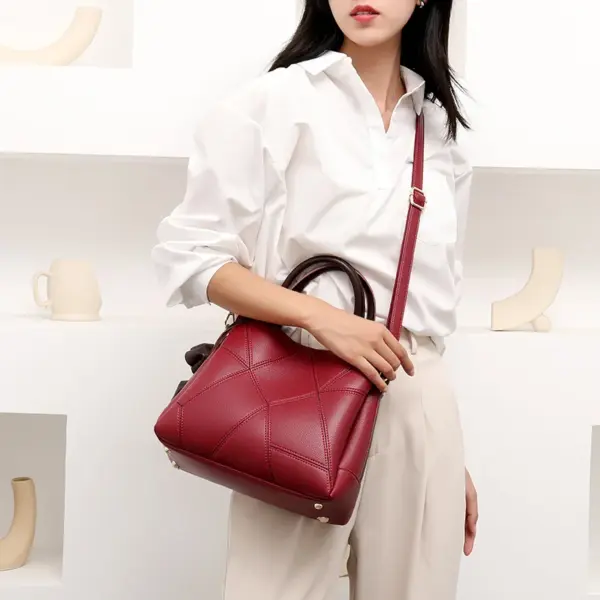 Splicing design luxury women tote bag - Image 25