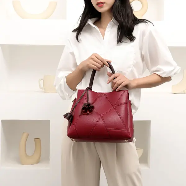 Splicing design luxury women tote bag - Image 26