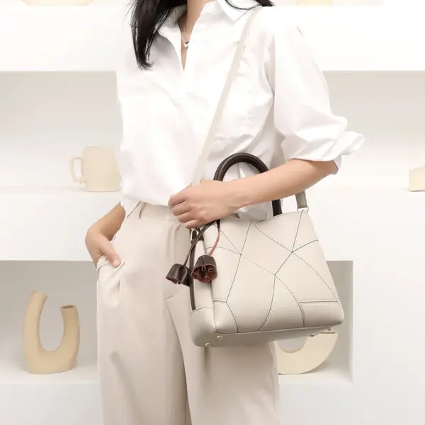 Splicing design luxury women tote bag - Image 29