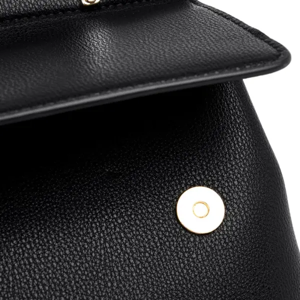 Luxury flap solid color shoulder tote bag - Image 10