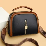 Premium zipper pattern satchel designer bag - Image 11