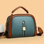 Premium zipper pattern satchel designer bag - Image 15