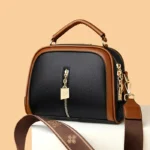 Premium zipper pattern satchel designer bag - Image 17
