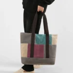 Canvas large capacity shoulder tote bag - Image 13