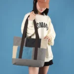 Canvas large capacity shoulder tote bag - Image 17