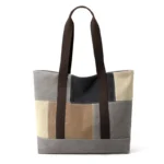 Canvas large capacity shoulder tote bag