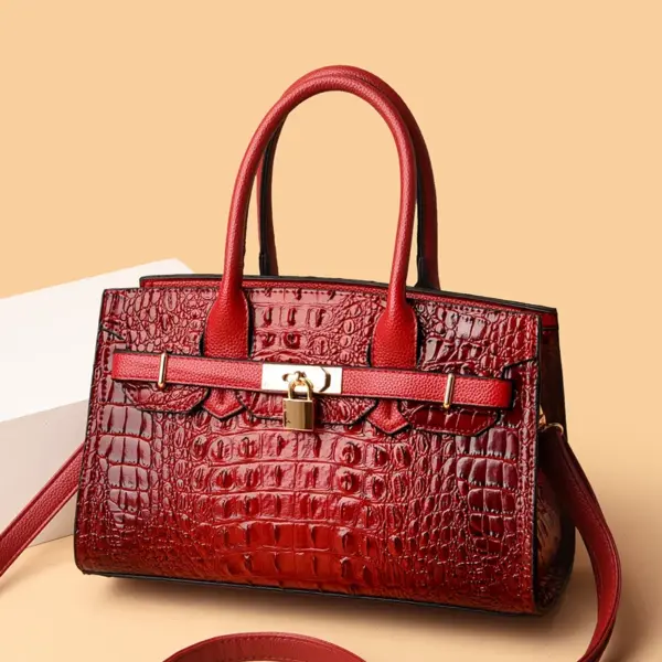 Classic vintage large capacity tote bag - Image 2