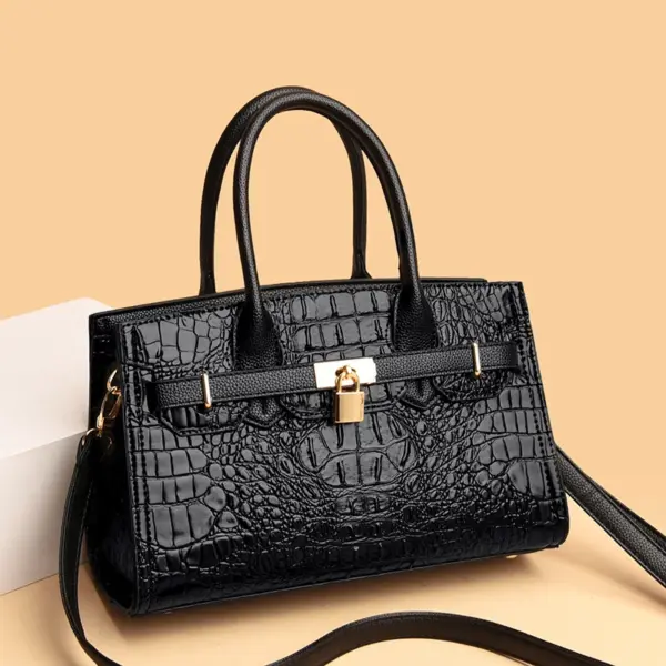 Classic vintage large capacity tote bag - Image 3