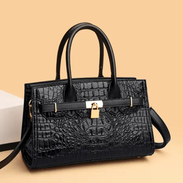 Classic vintage large capacity tote bag - Image 4