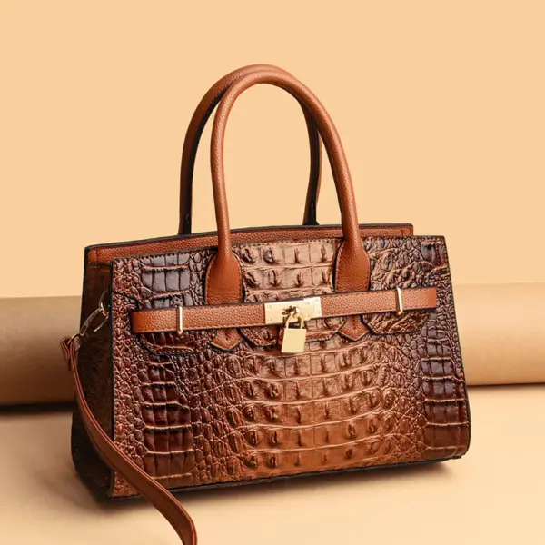 Classic vintage large capacity tote bag - Image 5