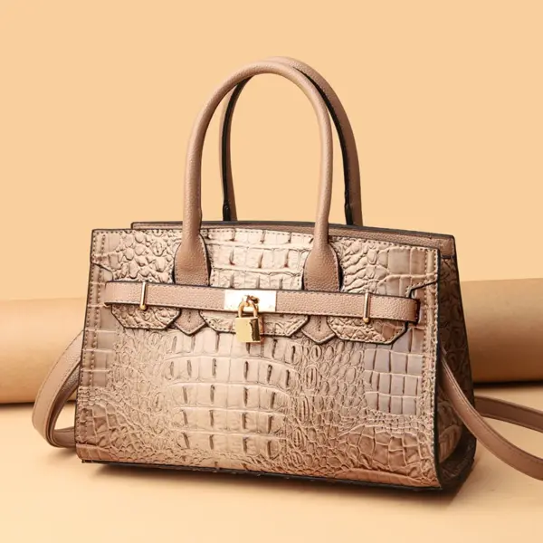 Classic vintage large capacity tote bag - Image 6