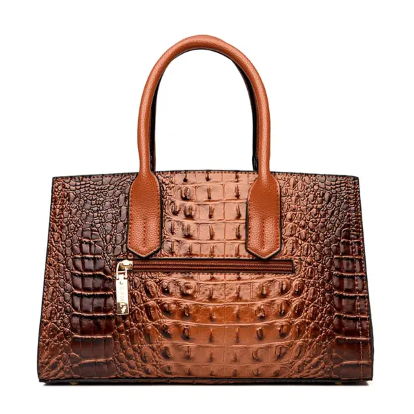 Classic vintage large capacity tote bag - Image 8