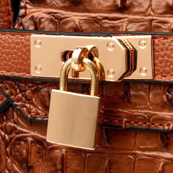 Classic vintage large capacity tote bag - Image 11