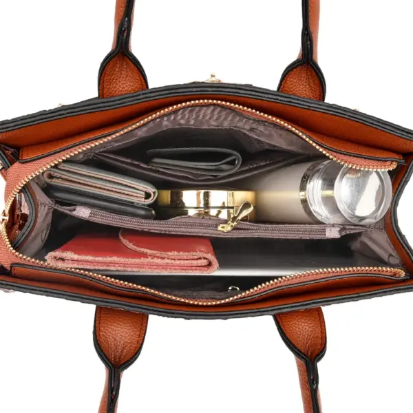 Classic vintage large capacity tote bag - Image 18