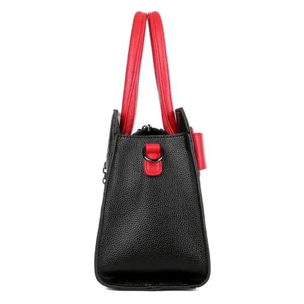 Croc embossed soft leather shopping tote - Image 15