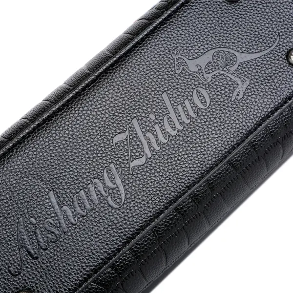 Croc embossed soft leather shopping tote - Image 19