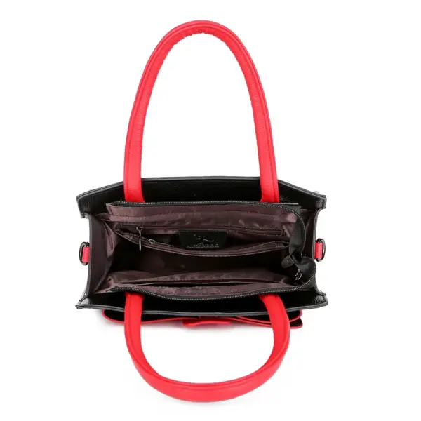 Croc embossed soft leather shopping tote - Image 27