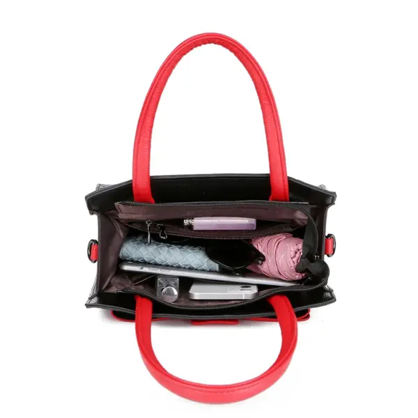 Croc embossed soft leather shopping tote - Image 28