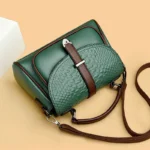 Crocodile flap decor satchel designer bag - Image 13