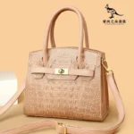 Crocodile vintage women shopping tote - Image 13