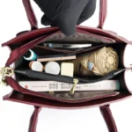 Crocodile vintage women shopping tote - Image 16