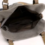 Large capacity vintage splicing canvas shoulder bag - Image 12