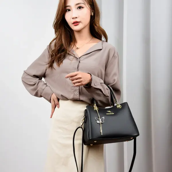 Modern butterfly pendant decor tote bag - Image 2