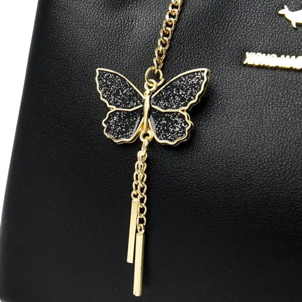 Modern butterfly pendant decor tote bag - Image 11
