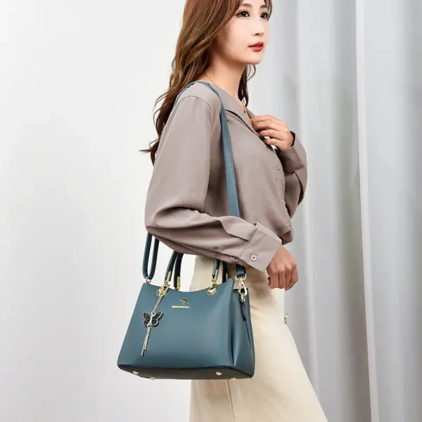 Modern butterfly pendant decor tote bag - Image 5