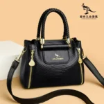Snakeskin embossed exquisite tote bag - Image 9