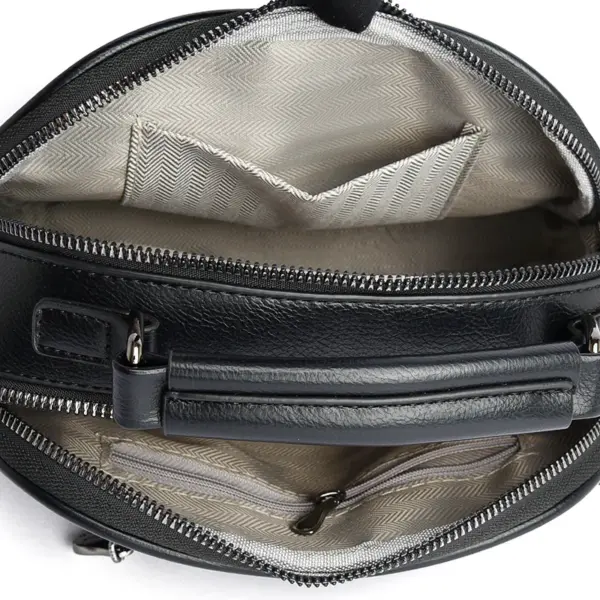 Vintage Flower Curved Round Designer Bag - Image 16