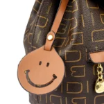 Exquisite letter printing leather backpack - Image 9
