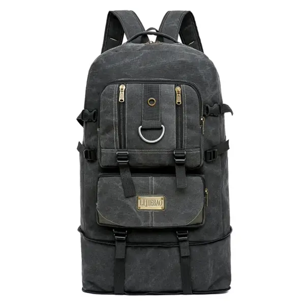 Large capacity canvas vintage multifuctional backpack