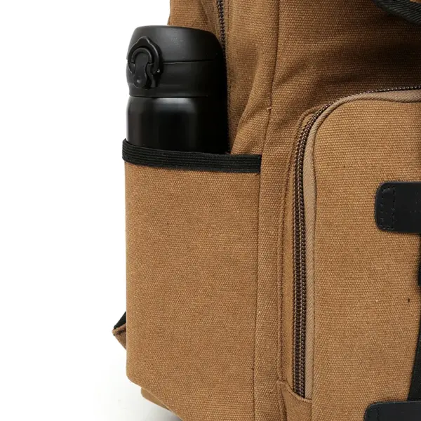 Large capacity canvas backpack - Image 15