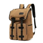 Large capacity canvas backpack