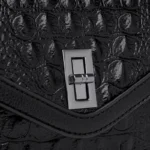Luxury crocodile satchel square bag - Image 6