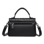 Luxury crocodile satchel square bag - Image 3