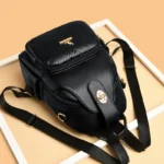 Stylish all match leather backpack - Image 13