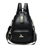 Stylish all match leather backpack