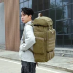 Super large capacity canvas outdoor backpack - Image 9