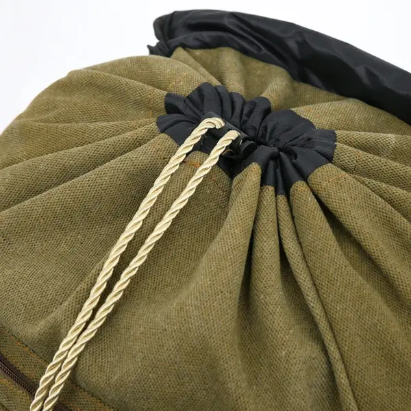 Super large capacity canvas outdoor backpack - Image 16