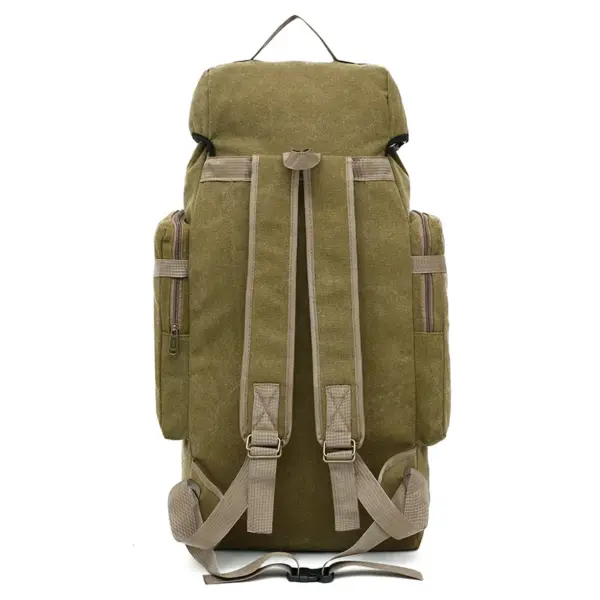 Super large capacity canvas outdoor backpack - Image 4