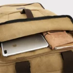 Super large capacity outdoor hiking canvas bag - Image 9