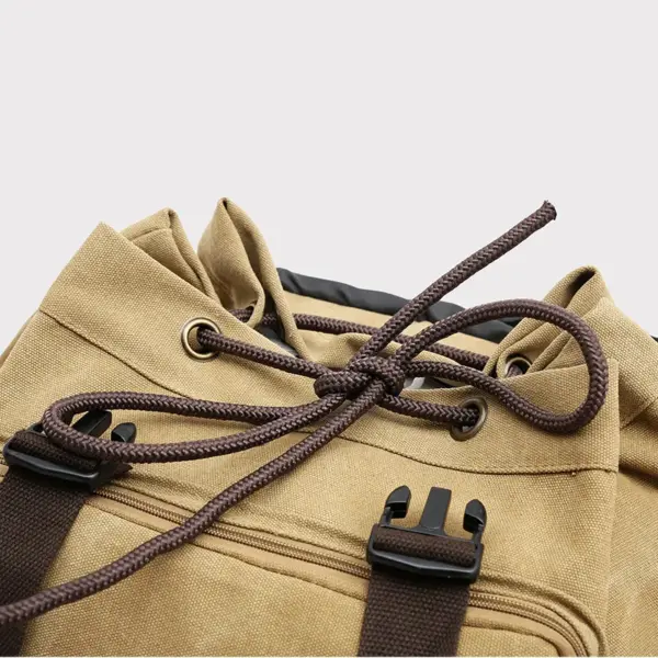 Super large capacity outdoor hiking canvas bag - Image 10