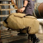 Super large capacity outdoor hiking canvas bag - Image 12