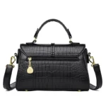 Croc curve satchel square handbag - Image 5