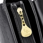 Croc curve satchel square handbag - Image 9