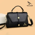 Croc curve satchel square handbag - Image 10