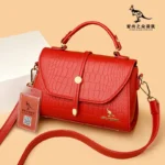 Croc curve satchel square handbag - Image 11